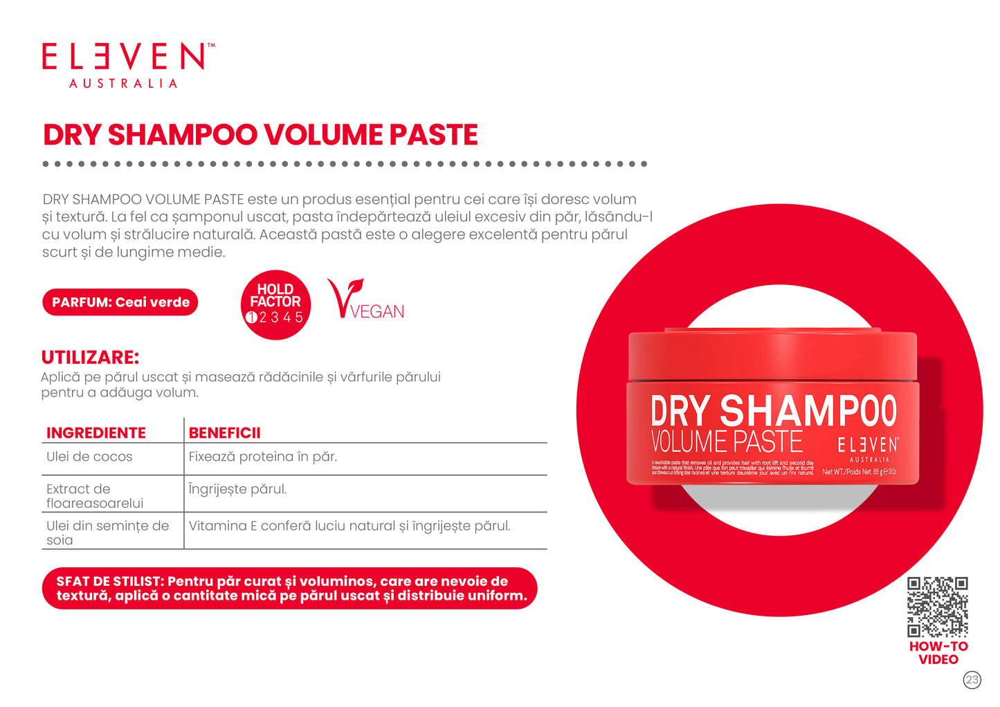 Dry Shampoo Volume Paste 85 gr